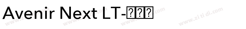 Avenir Next LT字体转换